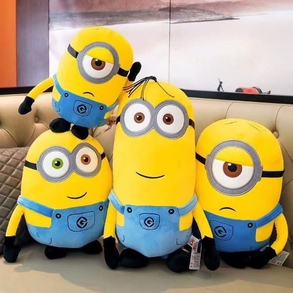 Jouets en peluche minion mignons, jeux pour enfants, camarades de jeu, cadeaux de vacances, décoration de chambre à coucher, vente en gros