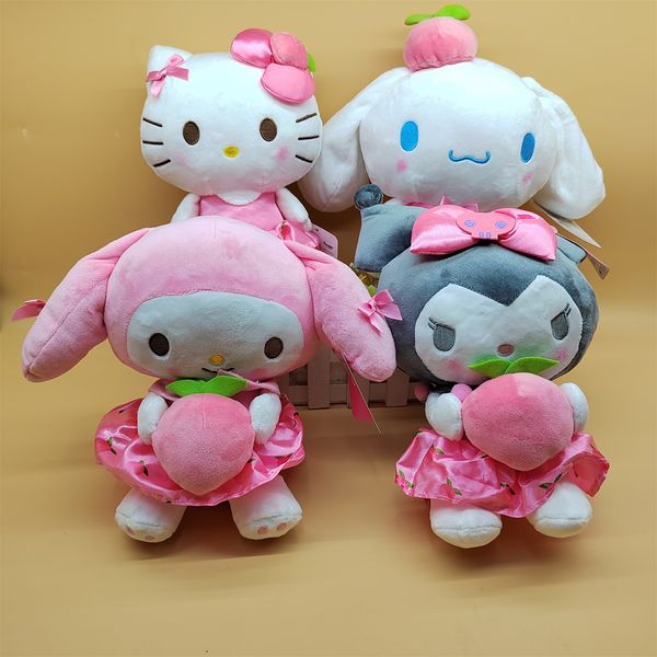 En gros de pêche mignonne Kuromi Toys en peluche pour les partenaires de jeu pour enfants Cadeaux de la Saint-Valentin pour les copines décoration de la maison