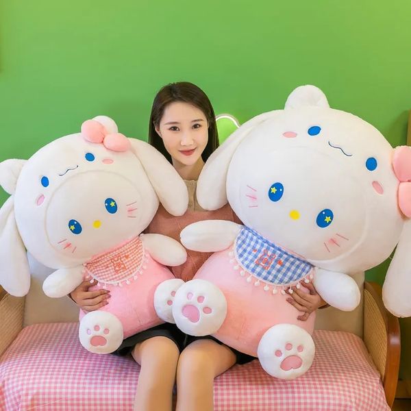 Venta al por mayor lindo gatito rosa juguetes de peluche juegos para niños compañeros de juego regalos de vacaciones decoración de la habitación máquina de garra premios niño cumpleaños regalos de navidad