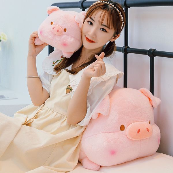 Peluche cochon rose mignon, jouet pour enfants, compagnon de jeu, cadeau de vacances, poupée, prix de machine, vente en gros