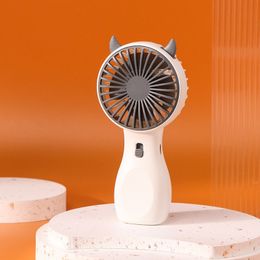 Groothandel schattige vorm draagbare USB oplaadbare mini -lash -fans hand vastgehouden koelventilator