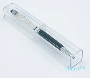 Étuis en plastique simples mignons pour stylo à bille en cristal, fournitures scolaires et de bureau, porte-cadeau de mariage, vente en gros
