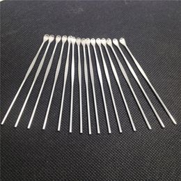 Vente en gros Dabber Mini outil 80mm pour stylo à cire Dab huile de creusement d'ongles en acier inoxydable stylo à herbes sèches Kit enail accessoires de cure-oreille