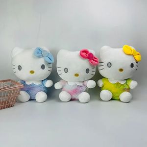 Venta al por mayor Dazzle Graffiti lindo gatito juguetes de peluche juegos para niños compañeros de juego regalos de cumpleaños decoración de la habitación