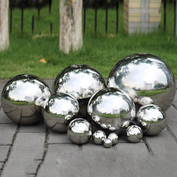 wholesale Boule de miroir gonflable argentée extérieure géante éblouissante pour la décoration de fête disco 50 cm sphères de miroir gonflables de 2,5 mètres avec pompe à air bateau gratuit