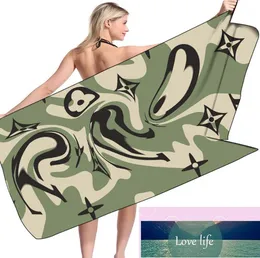 Groothandel Designer Badhanddoeken Comfortabel Washandel Draagbare washandel 80-160 cm Volledige letter Gedrukte strandhanddoek