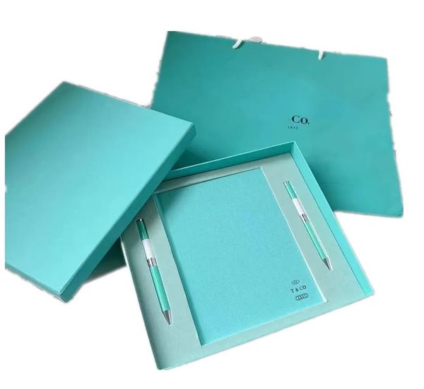 en gros designer Blue Notebook Signature Set Student Notebook Business Notebook Set Day's Day Gift Box DH608868