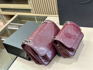 wholesale bolso de hombro con cadena de diseñador para mujer bolso bandolera hobo bolso de cuero plisado bolso de cadena con solapa acolchada bolso de sobre de mensajero