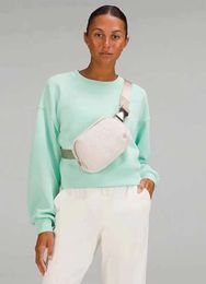 wholesale Designer Lulu partout ceinture de poitrine en polaire Sac yoga sport lululemens femme femme de luxe lulul Bandoulière sac banane portable étanche à l'eau Taille YU5542