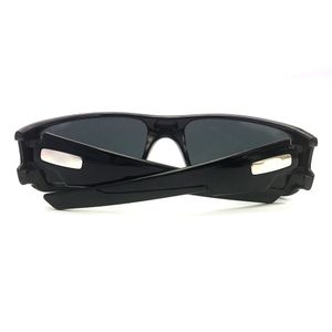 Diseñador de envío al por mayor-libre OO9239 Cigüeñal Polarizado Marca Gafas de sol Moda Gafas de conducción Brillante Negro / Gris Lente de iridio OK3