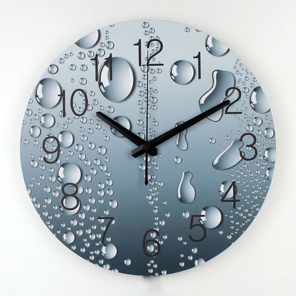 wholesale designer horloge murale moderne décoration de la maison 3d décoration murale clcoks salon décor silencieux horloge murale montre duvar saati 201118