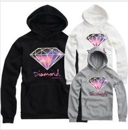 Gros-Diamond hoodie Supply pour les hommes livraison gratuite Diamond hoodie hip hop sweat à capuche tout nouveau sweat pull en velours pour hommes M -4XL