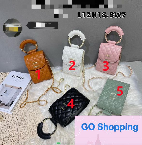 Venta al por mayor, bolso pequeño con diamantes, bandolera, bolso para teléfono móvil, bolso con cadena, bolsas pequeñas para residuos, monedero