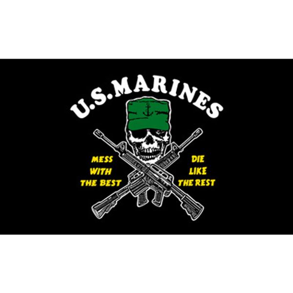 90x150cm bandera negra del Cuerpo de Marines de EE. UU. USMC precio directo de fábrica al por mayor 3x5 pies