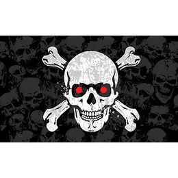 Jolly Roger Skull Bone Flag Pirate 3x5fts 90S150cm Groothandel Directe fabrieksprijs