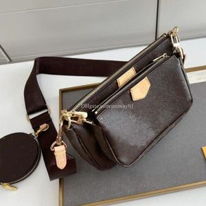 Groothandel korting Designer Dames Tassen Handtas Schoudertas Cross Body Originele doos Luxe bloembrieven drie in één