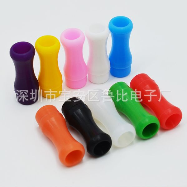 wholesale E-cigarettes jetables Drip tip Test Embout jetable transparent Embouchure en silicone Embouts pour 1 # 510 bouffées Ecigs LL