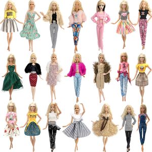 Vêtements de poupée en gros, tenues de mode princesse, vêtements décontractés, chemise, jupe, accessoires pour Barbie, vente en gros