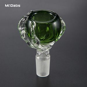 Bol en verre à griffes de Dragon, support d'herbes, accessoires pour fumer avec Joint mâle de 14mm 19mm pour bongs et conduites d'eau, vente en gros