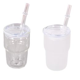 De gros! Gobelets en verre à Sublimation de 3oz, gobelets à vin, couleurs givrées claires, verre à Liqueur avec couvercle en plastique, 60 pièces/emballage LT716