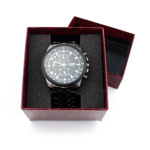 Boîte de montre de mode en gros-durable Portable Travel Watch Case Crocodile Present Gift Box Case Pour Bracelet Bracelet Bijoux Watch Box