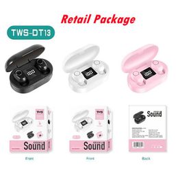 Groothandel oortelefoon DT-13 TWS Sport Wireless Oortelefoon met BT5.0 Touch Control Ruis Annuleren Stereo Sound Earbuds PK A6S Inpods12