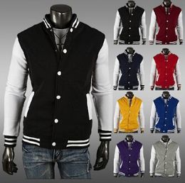 East Knitting 2016 Varsity College Letterman Chaqueta de béisbol Uniforme Jersey Sudadera con capucha EE. UU. M / L / XL / XXL