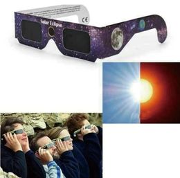 Lunettes Eclipse en gros, ombre de sécurité, vue directe du soleil, protège les yeux des rayons nocifs pendant