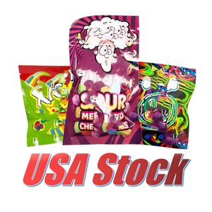 wholesale Comestible D9 Gummy Gummies Bonbons Emballage Chocolat Requins Sac Anti-odeur Warheads Mylar Sacs DM préremplis Muha Meds