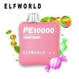 Groothandel ELF WORLD PE10000 Wegwerp Vape Pen E Sigarettenrookwolken Bar Vape met CE Pi9000 10000 Rookwolken Vape Bar