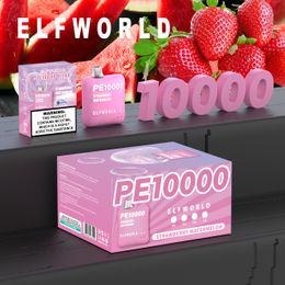 Groothandel ELF WORLD PE10000 Pi9000 Disposbale Vape Kit Verstuiver Ecig Bar