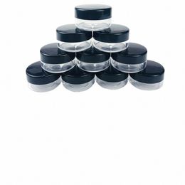 wholesale Pots ronds vides en acrylique de 10/20 g - Contenants en plastique sans BPA pour cosmétiques, gommage des lèvres, maquillage, rouge à lèvres, fard à paupières p93I #