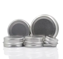 Groothandel lege aluminium lippenbalsemcontainers Cosmetische crème Jars Tin Crafts Pot Bottle 5 10 15 30 50 100G