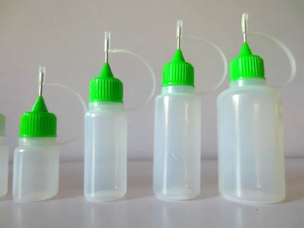 botella vacía al por mayor 3 ml 5ml 10ml 15ml 20ml 30ml 50 ml de botella de aguja para jugo de ojo botellas de plástico con puntas de metal