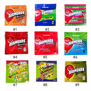 vente en gros sacs d'emballage en plastique de bonbons comestibles vides gummies ogives xtremes aigre sauveteur jacks lait sourfuls airheads morsures LL BJ