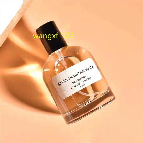 Bouteille de parfum de luxe en verre, cylindre rond vide, 100ml, 50ml, avec couvercles, vente en gros