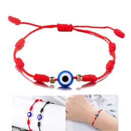 Groothandel Boze Oog Armband 7 Knopen Lucky Armbanden Gezegend String Armband Moeder Vader Baby Kid Familie Bescherming Sieraden Geschenken