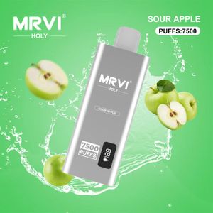 Usine de gros MRVI 7500 Puffs Bar Vape jetable E Cigarettes Vaping Style 600mAh Batterie rechargeable 15ml Pod Original Band King 12000 Razz Bar