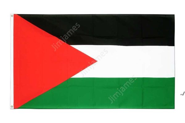 precio de fábrica al por mayor 100% poliéster 3 x 5 pies 90 * 150 cm PLE PS bandera palestina para decoración DAJ138