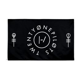 Groothandel fabrieksprijs 100% Polyester 90x150cm 3x5 fts 21 Twenty One Pilots Vlag voor decoratie