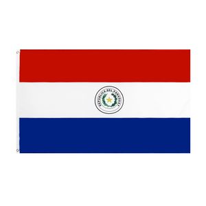 3x5 fts py Pry de Republiek Paraguay vlag Paraguayan groothandel fabrieksprijs 90x150cm