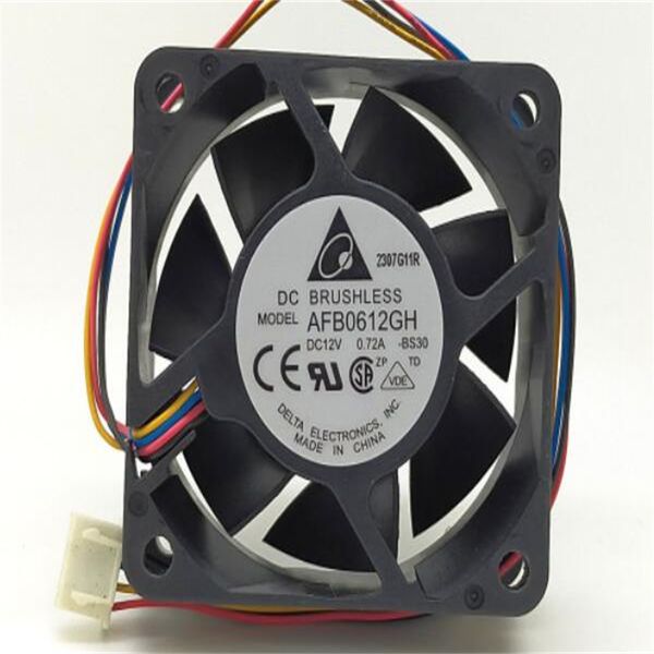 Ventilador al por mayor: AFB0612GH 6025 12V de alto volumen de 4 hilos PWM regulador de velocidad chasis placa base ventilador de alta velocidad de 6CM