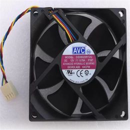 Ventilateur de gros: AVC 8025 DS08025R12U DC12V 0.70A 8 cm Contrôle de la température à 4 fils PWM Ventilateur hydraulique