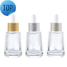 Groothandel Fancy Dubai Lege 30ml 50ml Vintage Ronde Dikke Glazen Parfumflesjes Fijne Mist Parfum Druppelflesje