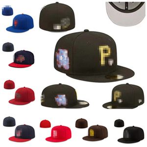 wholesale Accesorios de moda Gorras de béisbol unisex Ready Stock México Todo el equipo Deportes al aire libre Bordado Algodón plano Gorros cerrados Gorra para el sol flexible tamaño 7-8