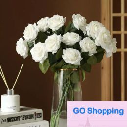 groothandel Mode All-match Kunstmatige Rozenbloemen real touch rose huisdecoratie voor Bruiloft Verjaardag