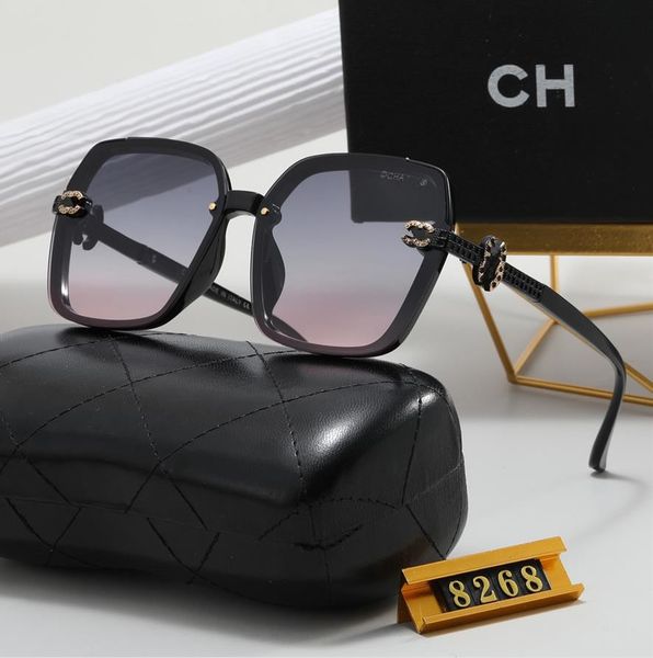 Vente en gros de créateurs de mode Channell Lunettes de soleil pour hommes Femmes Luxe PC Cadre Chanels Cha nel Lunettes de soleil Classique Chan Chane Channel Chael Chanl Lunettes de soleil