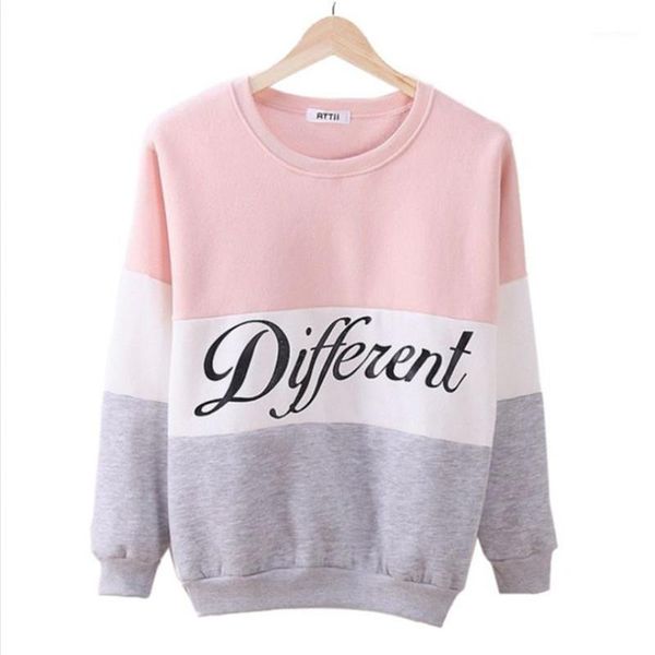 Pulls pour femmes Gros-Mode Lettre Imprimé Femmes Pulls Tops Sweat Shirt Chemisier Pull Épais Survêtements Sudaderas1