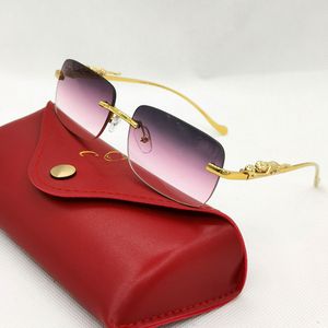 Venta al por mayor Moda Hombres Carti Gafas de sol de diseñador Marcas famosas Diseño de leopardo de lujo de gran tamaño Gafas de sol personalizadas para hombre Gafas de sol para mujer Gafas de sol