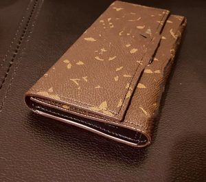 Portefeuille d'affaires léger à carreaux pour hommes, pochette mi-longue de grande capacité, porte-monnaie à fentes multiples pour cartes, vente en gros